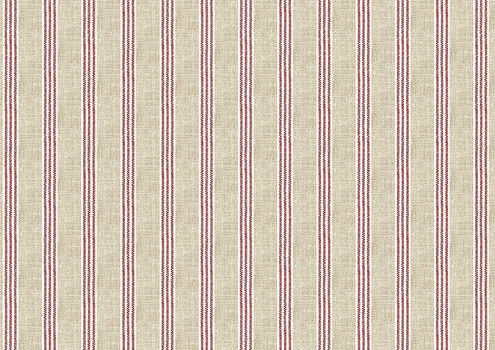 Emily Bond George Stripe Print, Red - Twist&Fit Roman Blind - Image 8